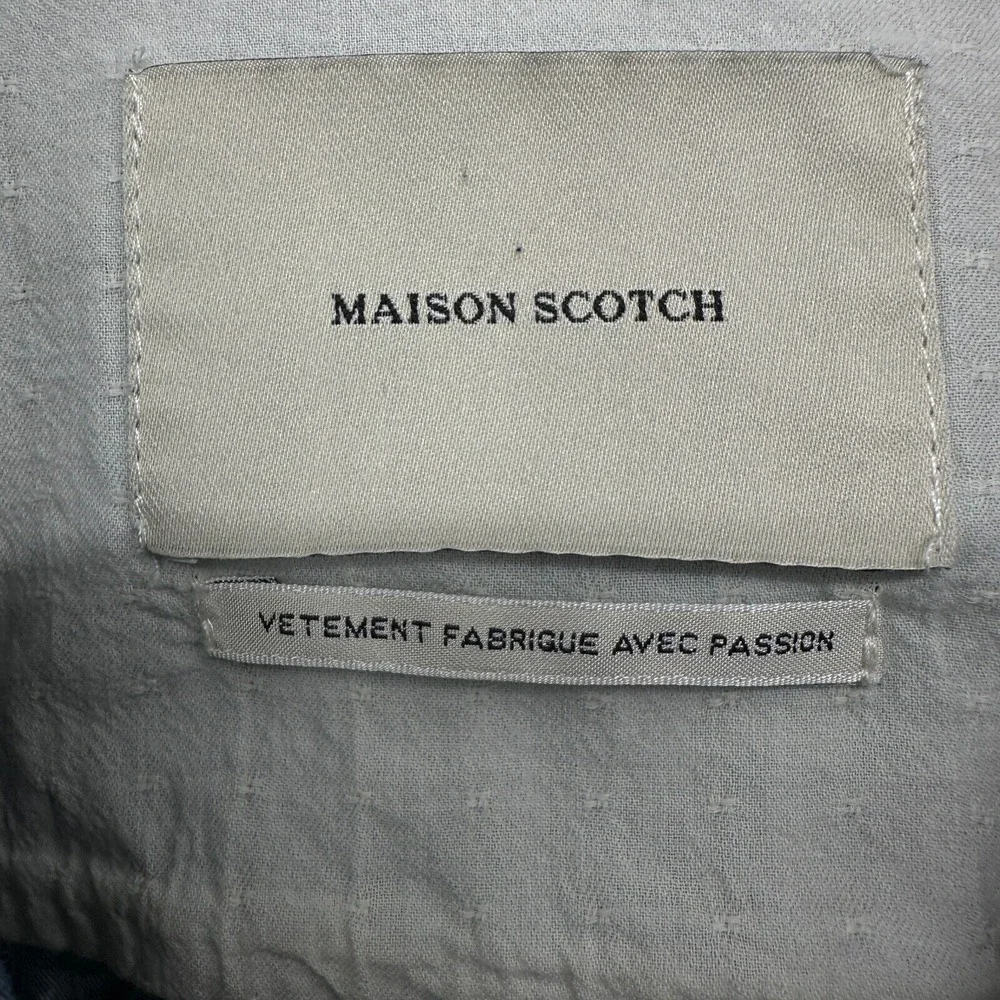 Maison Scotch Top Shirt Blouse Size 3‎ Large Blue Denim Long Sleeve Button Up - Picture 12 of 16